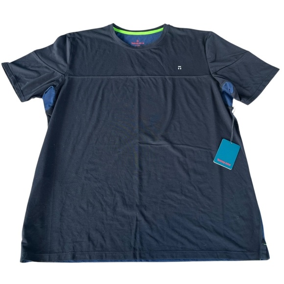 Tommy John Second Skin Performance Mesh Crewneck Men’s XL Black Blue NWT - Picture 3 of 8
